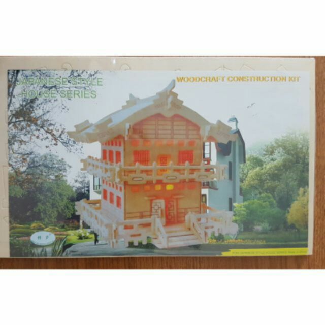3d woodcraft construction kit