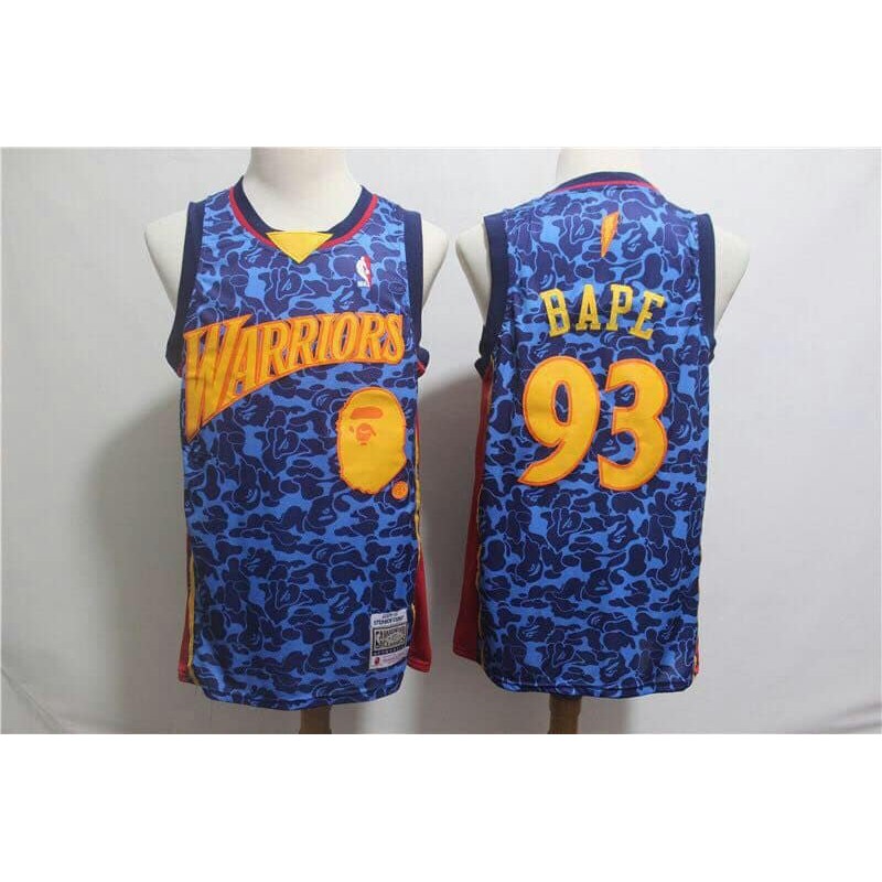 bape warriors jersey