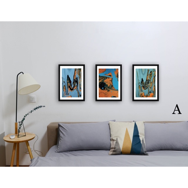 3 In 1 Abstract Home Decor Aesthetic Wall Art Set 5 Ee Philippines - Wall Of Frames Home Decor
