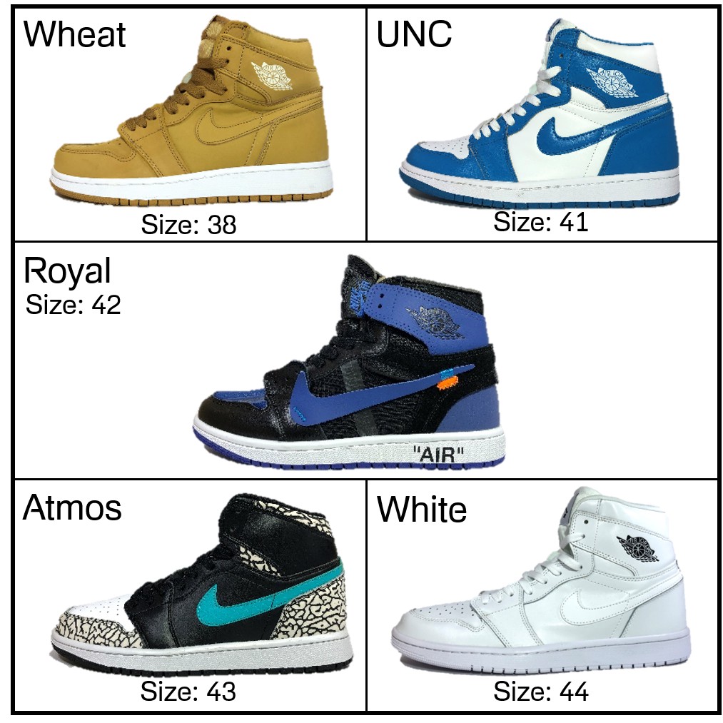 NIKE Air Jordan 1 High [Sizes41,42,43,44] Factory Pull