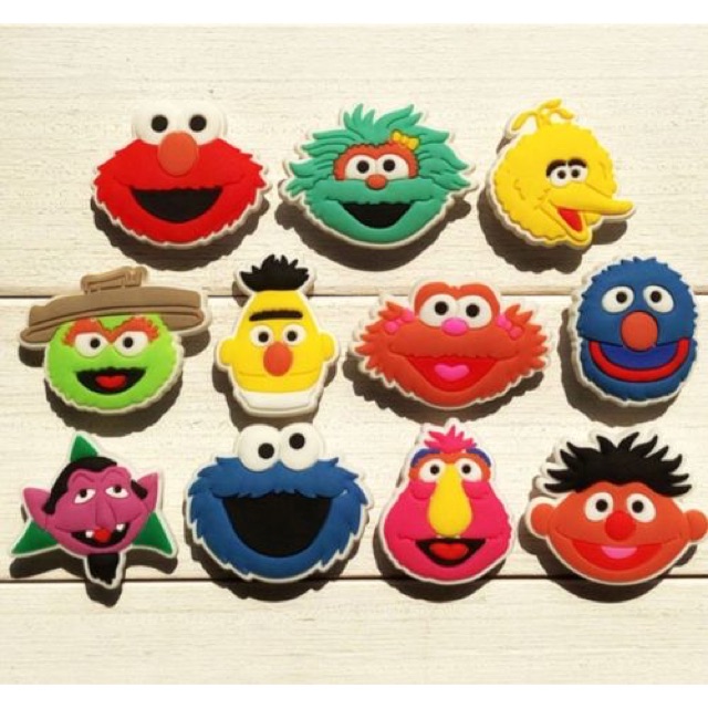 sesame street jibbitz