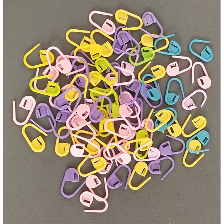 10pcs/set Plastic Colorful Locking Stitch Markers Safety Pin design