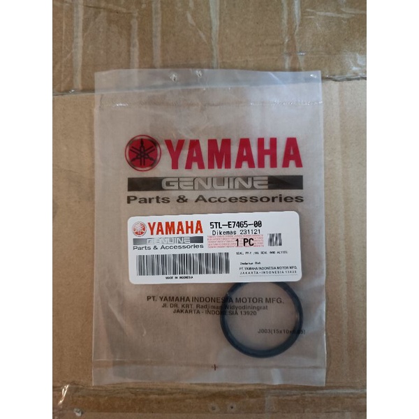 YAMAHA Genuine Torque Drive Oil Seal Mio Sporty (5TLE746500) Shopee