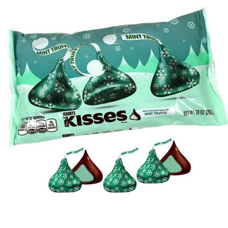 Hershey's Kisses Dark Chocolate Mint Truffle 283g Shopee Philippines