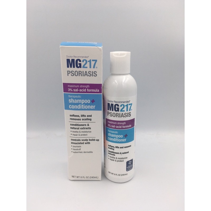 MG217 Psoriasis Scalp Solutions Medicated Shampoo / Therapeutic Shampoo +  Conditioner | Shopee Philippines