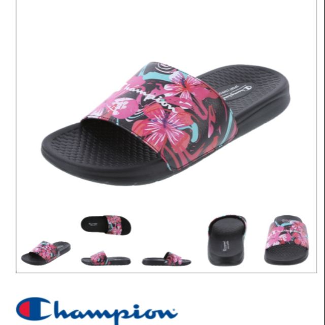 champion slippers pink