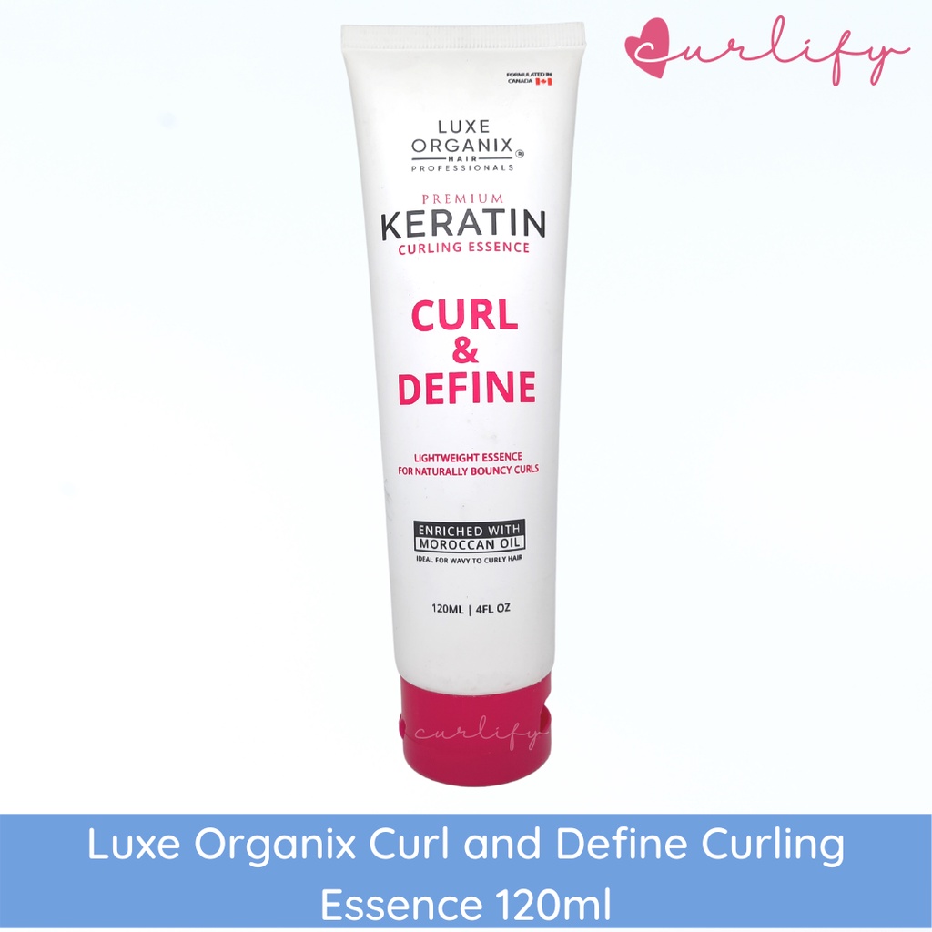 Luxe Organix Premium Keratin Curling Essence Curl And Define Shopee Philippines 9578