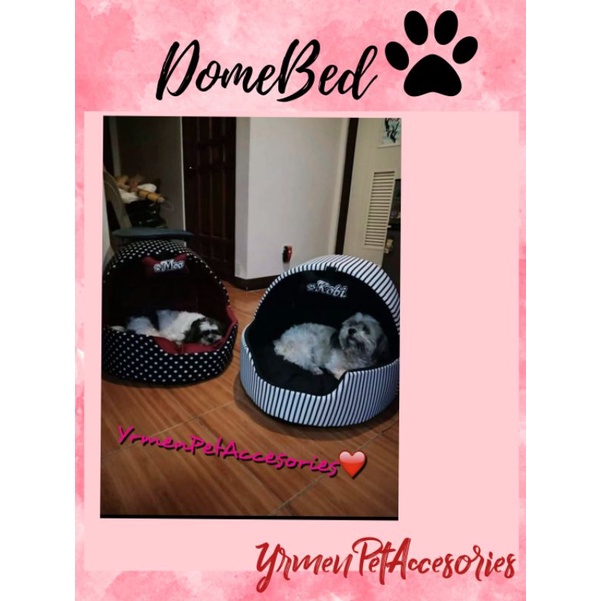 Dog And Cat Bed Pet Bed Personalized Domebed Shopee Philippines