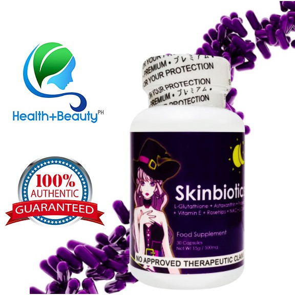 SKINBIOTICS LGlutathione + Astaxanthin + Probiotics + Vitamin E