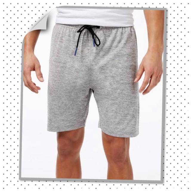 drawstring jogger shorts