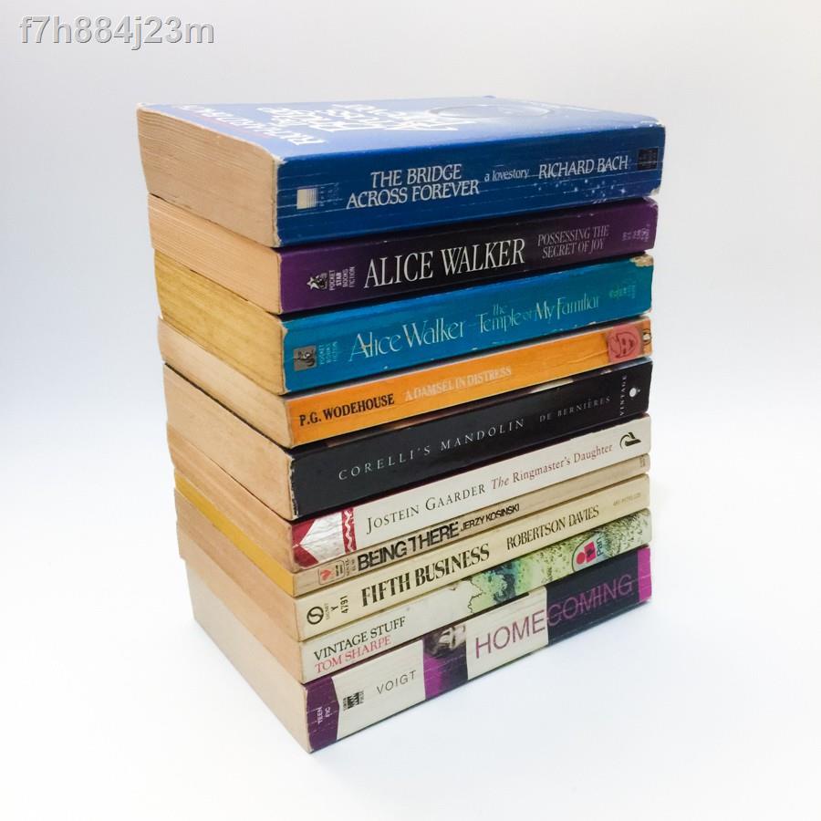 FICTION Alice Walker Richard Bach PG Wodehouse Corelli's Mandolin Jostein Gaarder Tom Sharpe