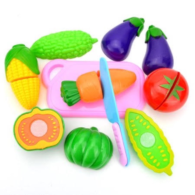 sliceable fruits vegetables set