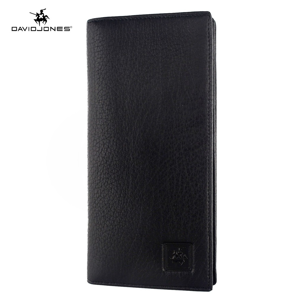 David Jones 5008 Black Men's Long Cowhide Wallet Original Shopee