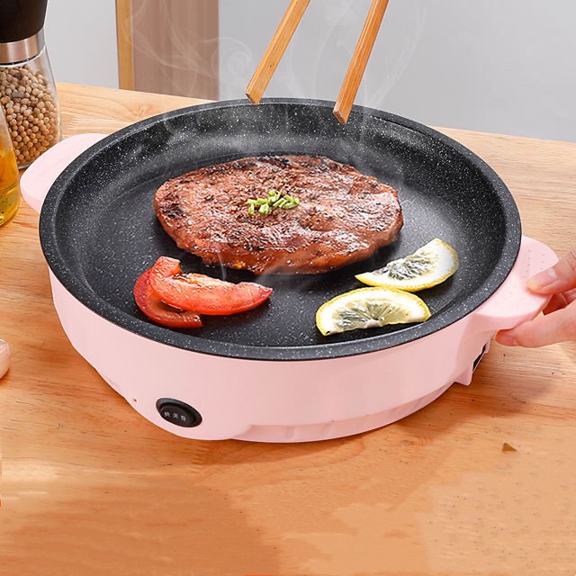 22CM Electric Grill pan Househod Pancake Cooking Fry Pan Shopee
