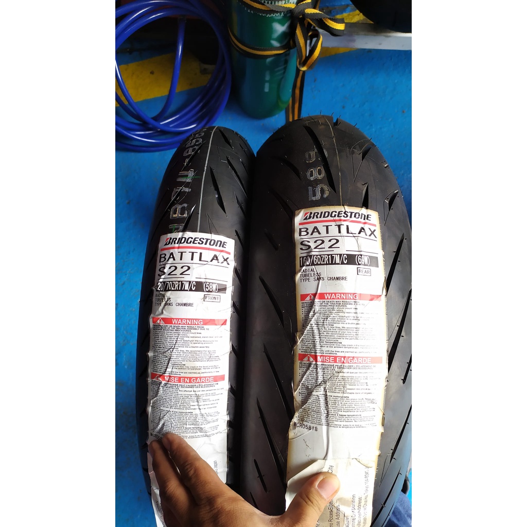 Battlax S22 1 70 17 160 60 17 180 55 17 190 55 17 Shopee Philippines