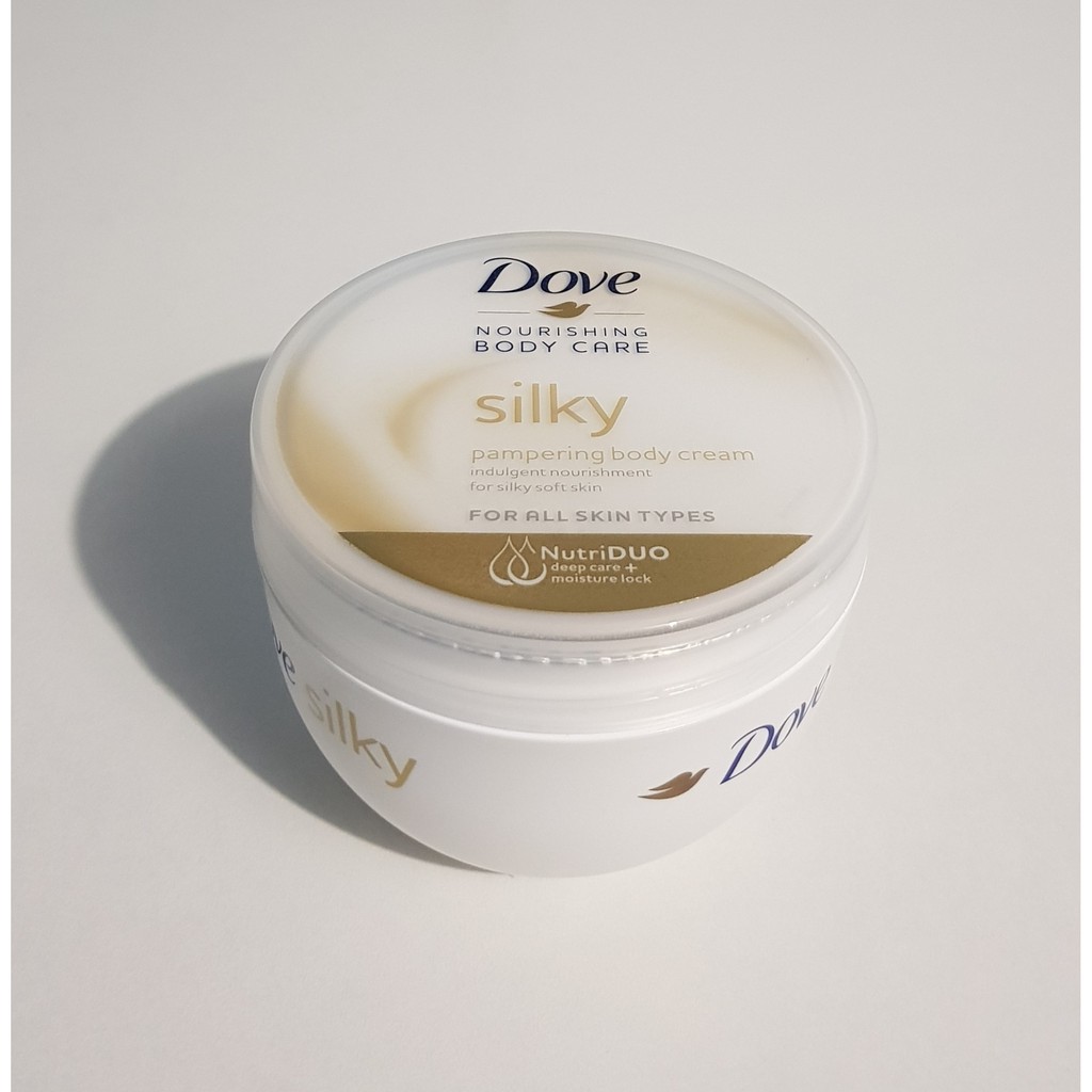 dove nourishing body care silky pampering body cream