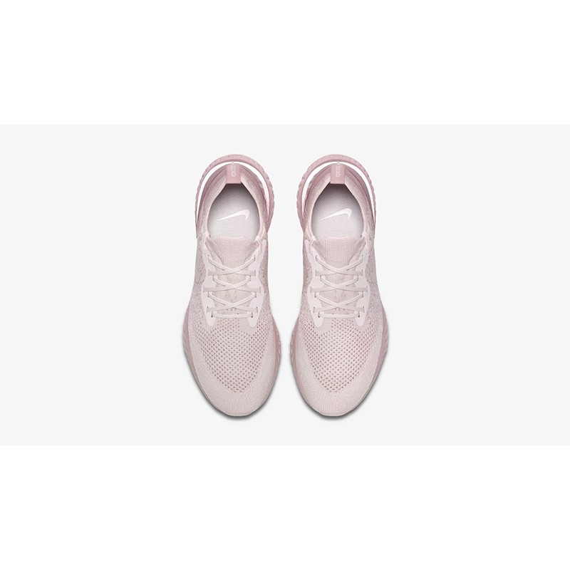 nike epic react flyknit pearl pink women's running shoe