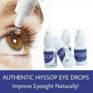 Original Hyssop Mineral Eye Drops Rhoto Eyedrops Katarata Stye Sore Eyes Dry Eyes Glaucoma Pugita