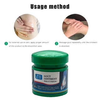 20G Gout Ointment Cream Finger Toe Bone Spur Gout Cause Joint Knee Pain PainKiller Treatment Health #9