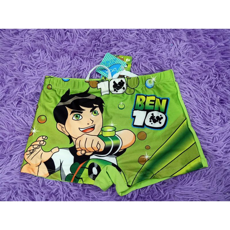 KIDS SWIMMING SHORTS BEN 10 FOR AGE 10 20-22 INCHES | Shopee Philippines