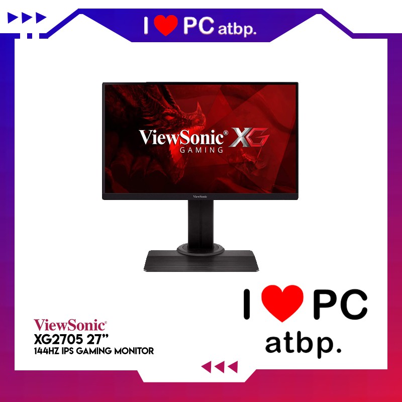 現貨優惠viewsonic Xg2705 27 144hz Ips Gaming Monitor 144hz Ips Hdmi Dp Amd Freesync 1ms Qtis Shopee Philippines