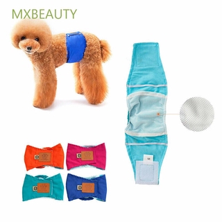 MXBEAUTY Reusable Belly Wrap Band Sanitary Pet Short Dog Panties For Male Dog Menstruation Diaper Cotton Washable Nappy Briefs Physiological Underwear