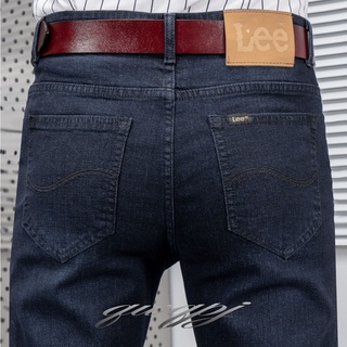 Pants Stretchable Straight Cut  Jeans for Men