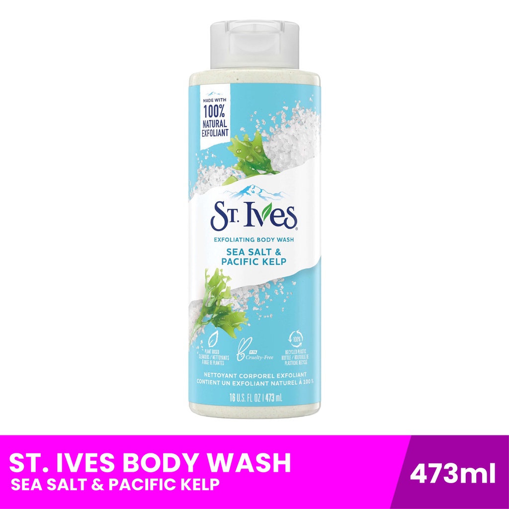 ST. IVES Body Wash Sea Salt & Pacific Kelp 473ml Shopee Philippines
