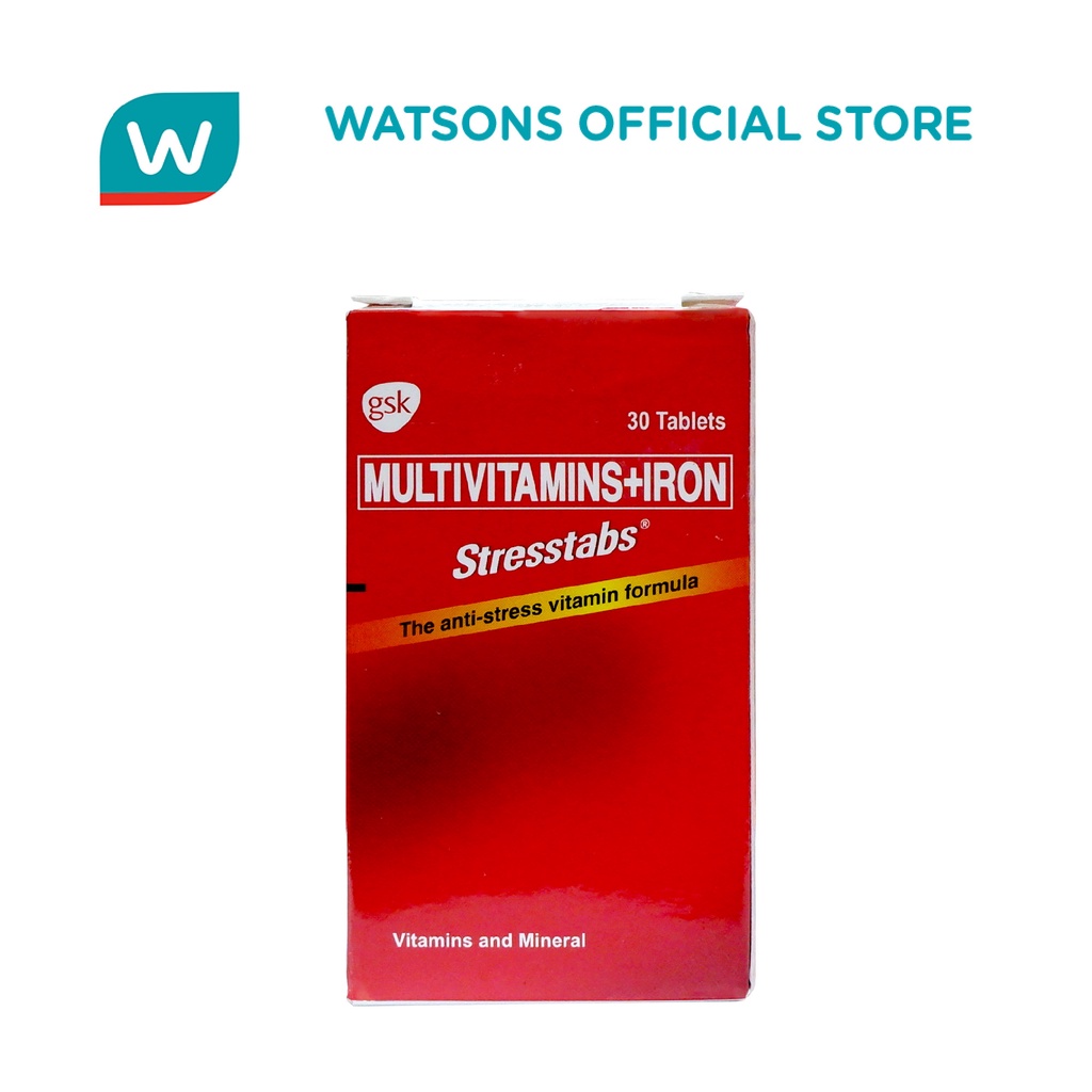 Stresstabs Multivitamins Bottle of 30 Tablets Shopee Philippines