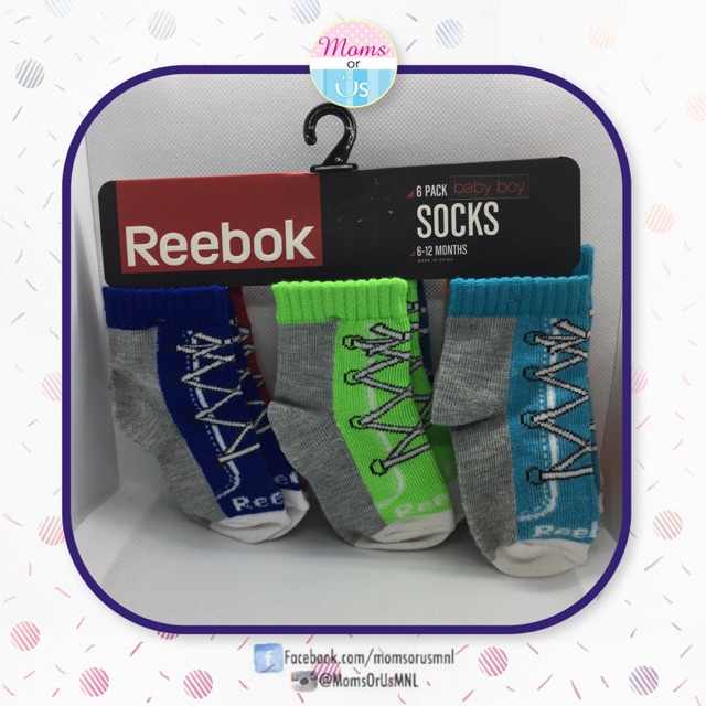 reebok boys socks