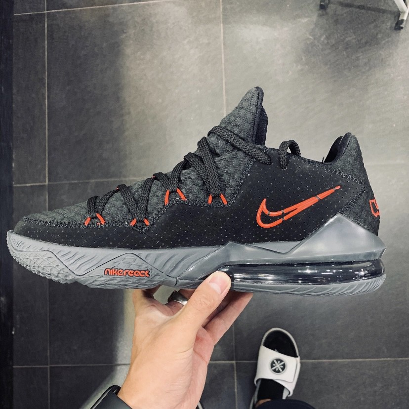 ♨∏Nike Lebron 17 Low Black Red Basketball Shoes Sneakers CD5006-001   Shopee Philippines