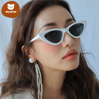Hip-hop Small Cat Eye Sunglasses Fashion Women Eyeglasses with Retro Style Shades glasses WF #2