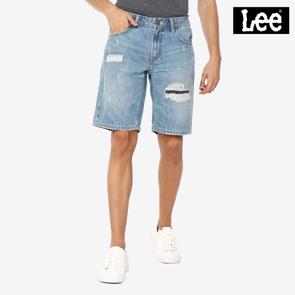 lee denim shorts mens