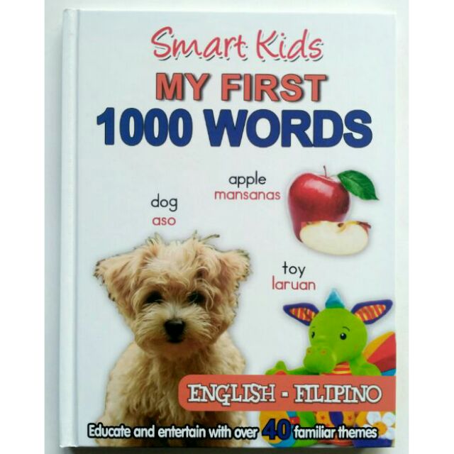 Smart Kids My First 1000 Words English Filipino Shopee Philippines