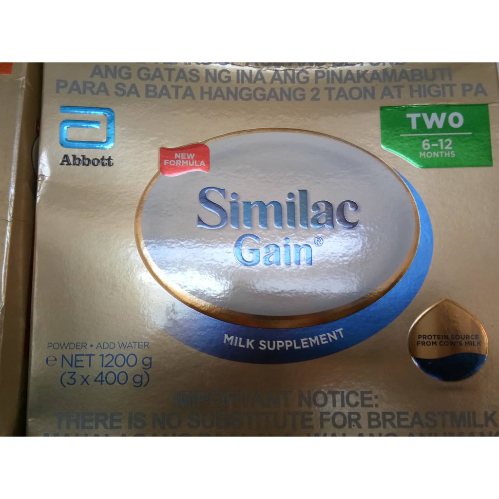 similac gain 6 to 12 months price