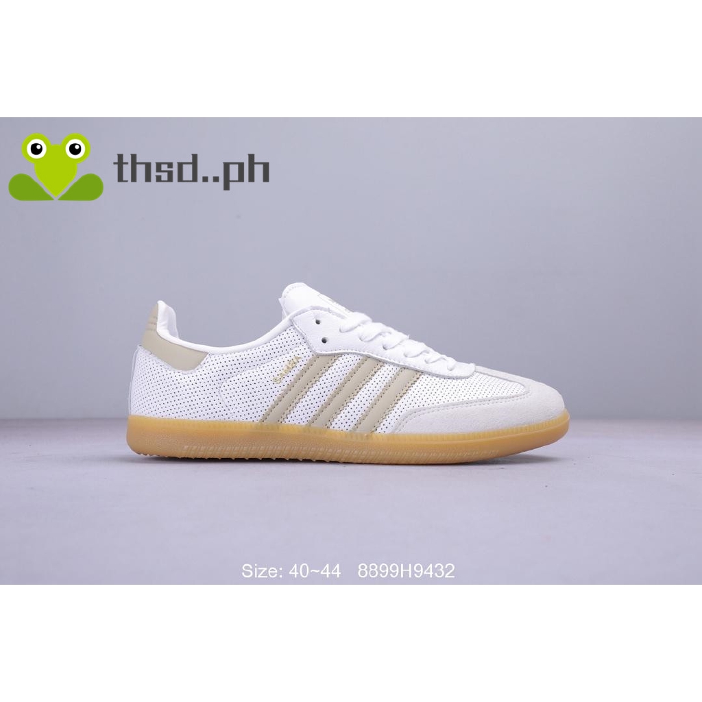 Adidas Originals Samba OG Sneaker Men\u0026Women Shoes Sneaker White Brown Color  | Shopee Philippines