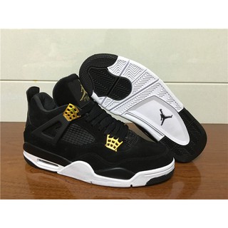 black and gold royalty jordans