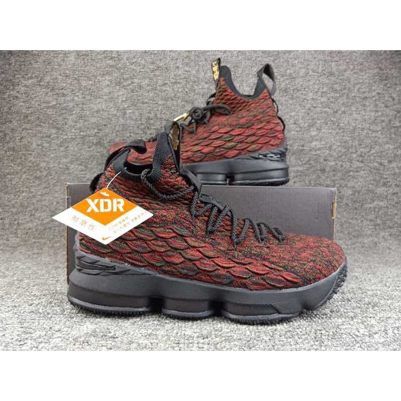lebron 15 black and orange