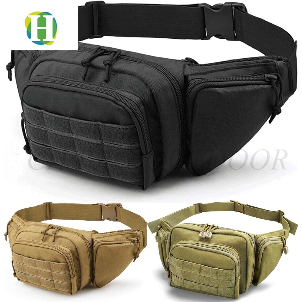 Concealed Carry Fanny Pack Holster Tactical Pistol Waist Pack Bag Gun
