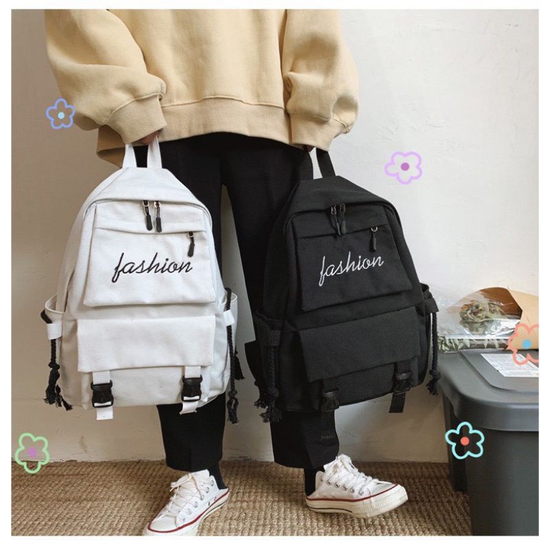 Yco Unisex Backpack Korean Oversized School Bags Kawaii Letter Fashion Back pack s 3050 Shopee