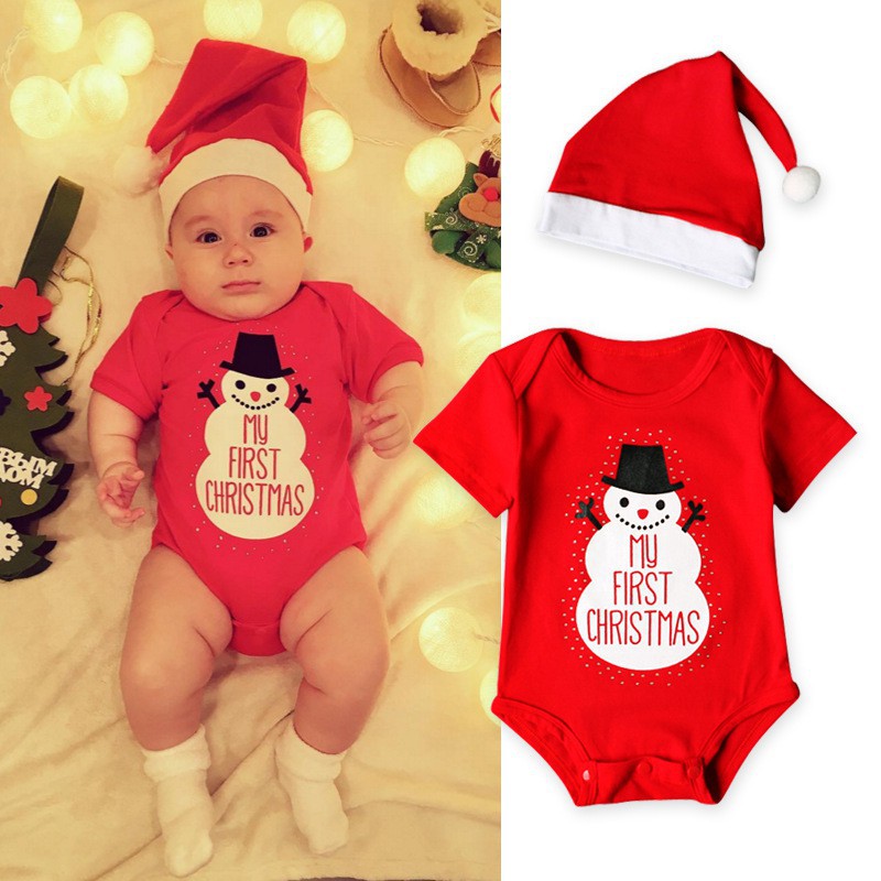 snowman baby onesie