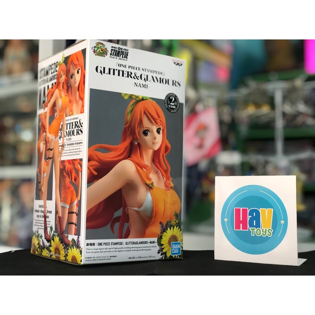 Banpresto One Piece Stampede Glitter Glamours Nami Authentic Misb Shopee Philippines