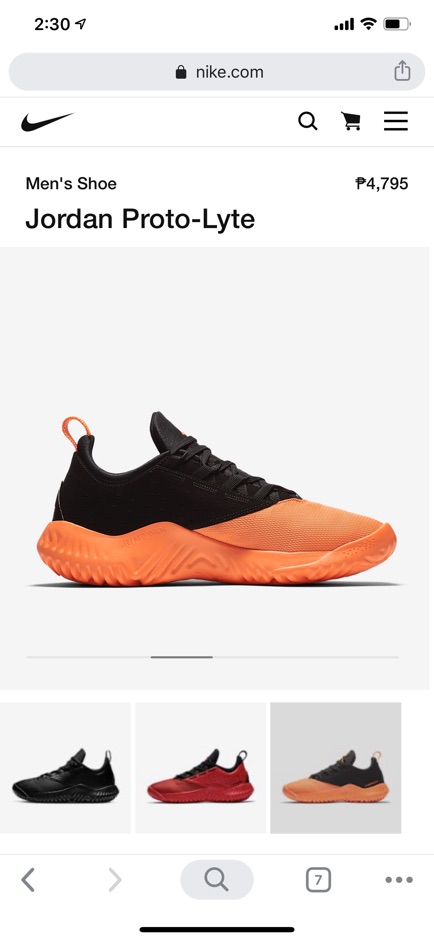 jordan proto lyte orange