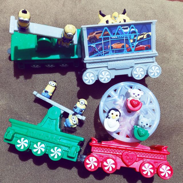 mcdonalds toy train set