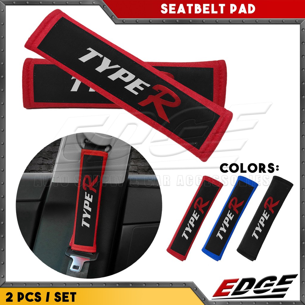 Seatbelt Pad TYPE R 2pcs //seat belt cover shoulder pad sleeve