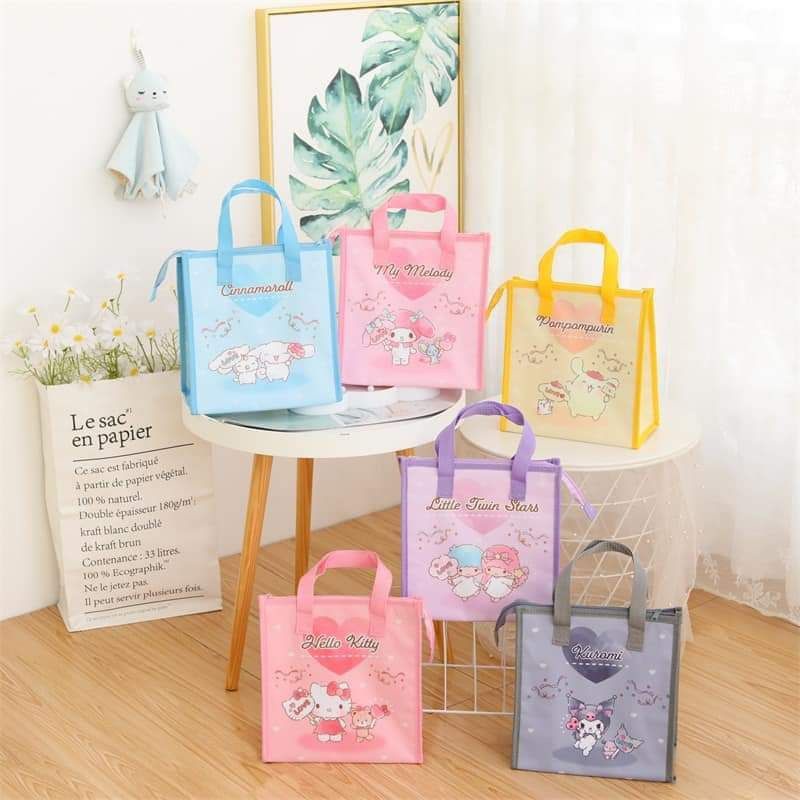 Sanrio Character Thermal lunch bag HelloKitty, Little twinstar, My ...