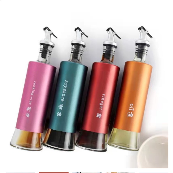 Liquid Condiment Container Bottle With Drip Less Capped COLORED