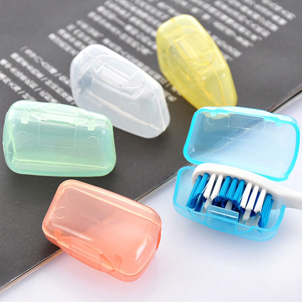 10PC Toothbrush Head Cover Holder Travel Camping Case Protect Brush Cap Case DL5 