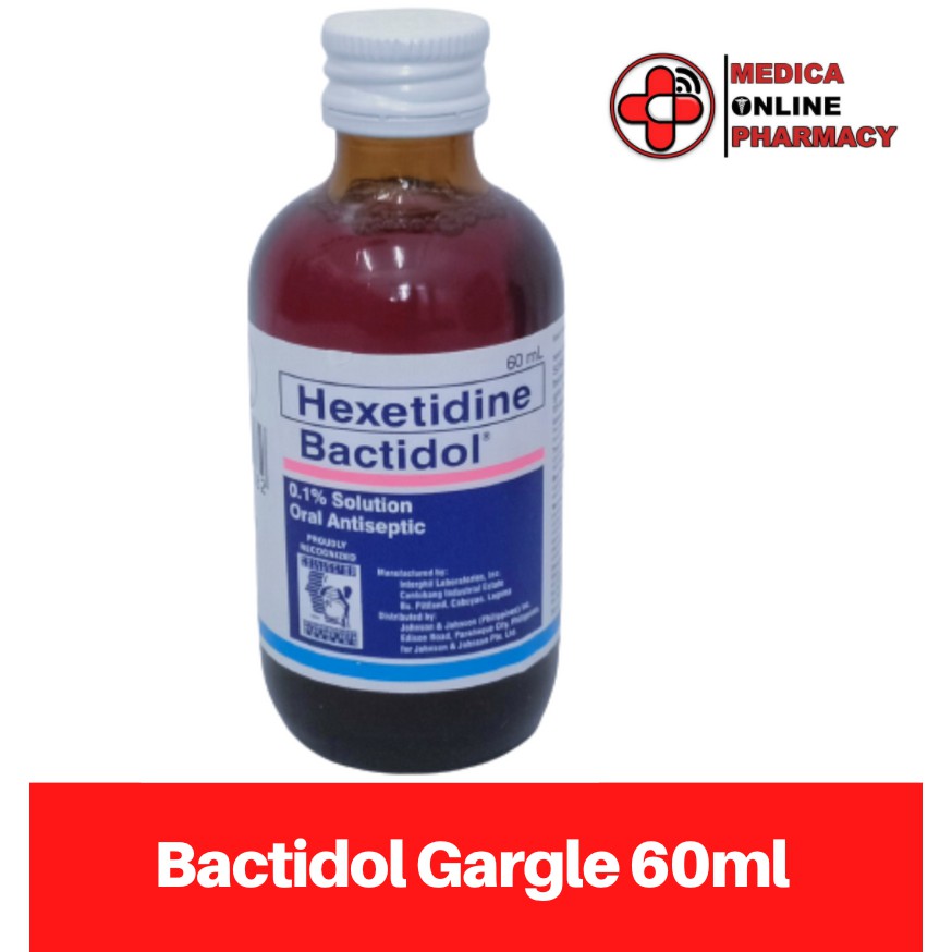 Bactidol Oral Antiseptic Mouthwash 60ml for Sore throat Shopee Philippines