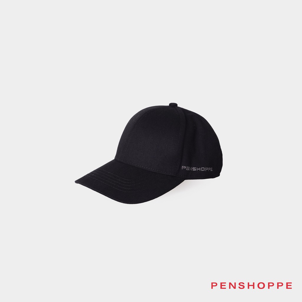 Penshoppe Basic Varsity Cap For Women (Black/Gray) | Shopee Philippines